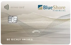 BlueShore Financial's business client debit / access card