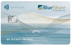 BlueShore Financial's debit / access card