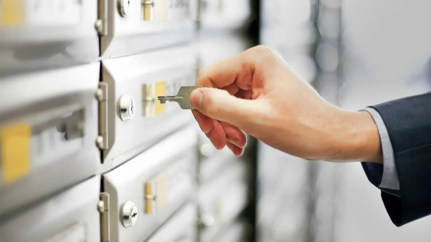 Opening safety deposit box