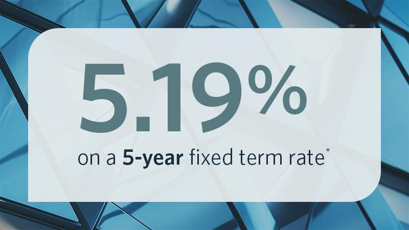 Featured 5 Year Mortgage Rate Image - 5.19%