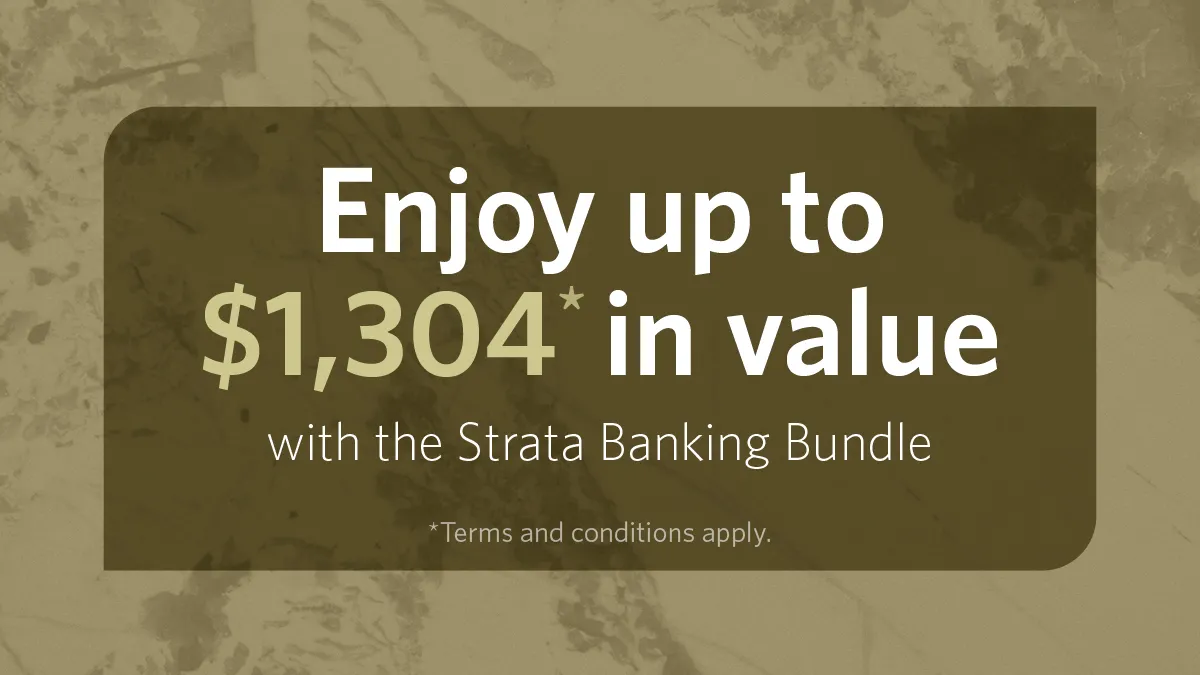 Strata Banking Bundle Page Offer Image