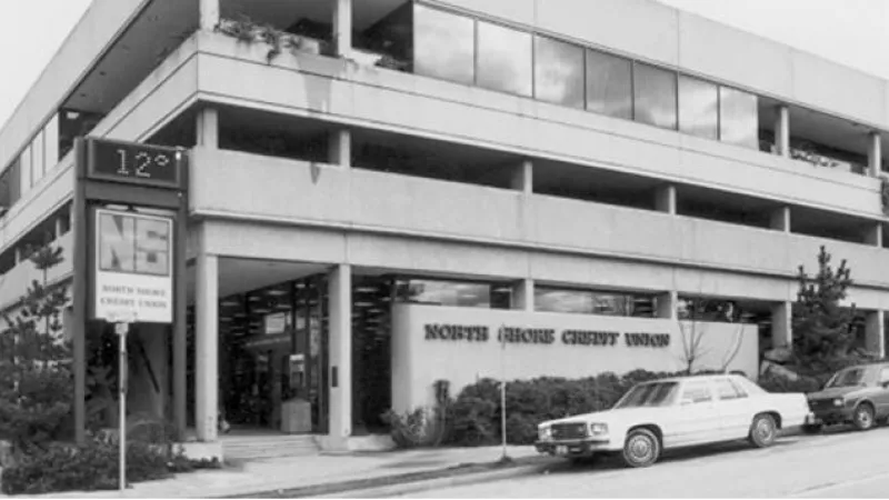 BlueShore's original Lonsdale head office and branch